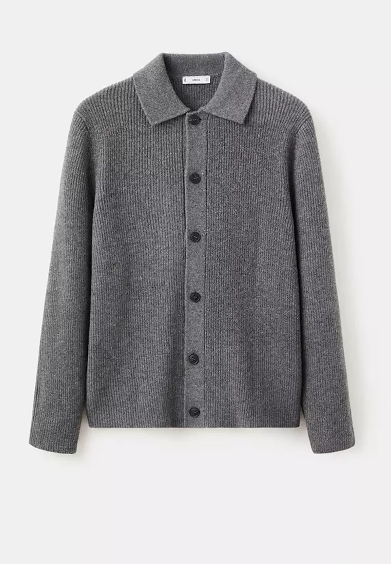 Ribbed Knit Cardigan