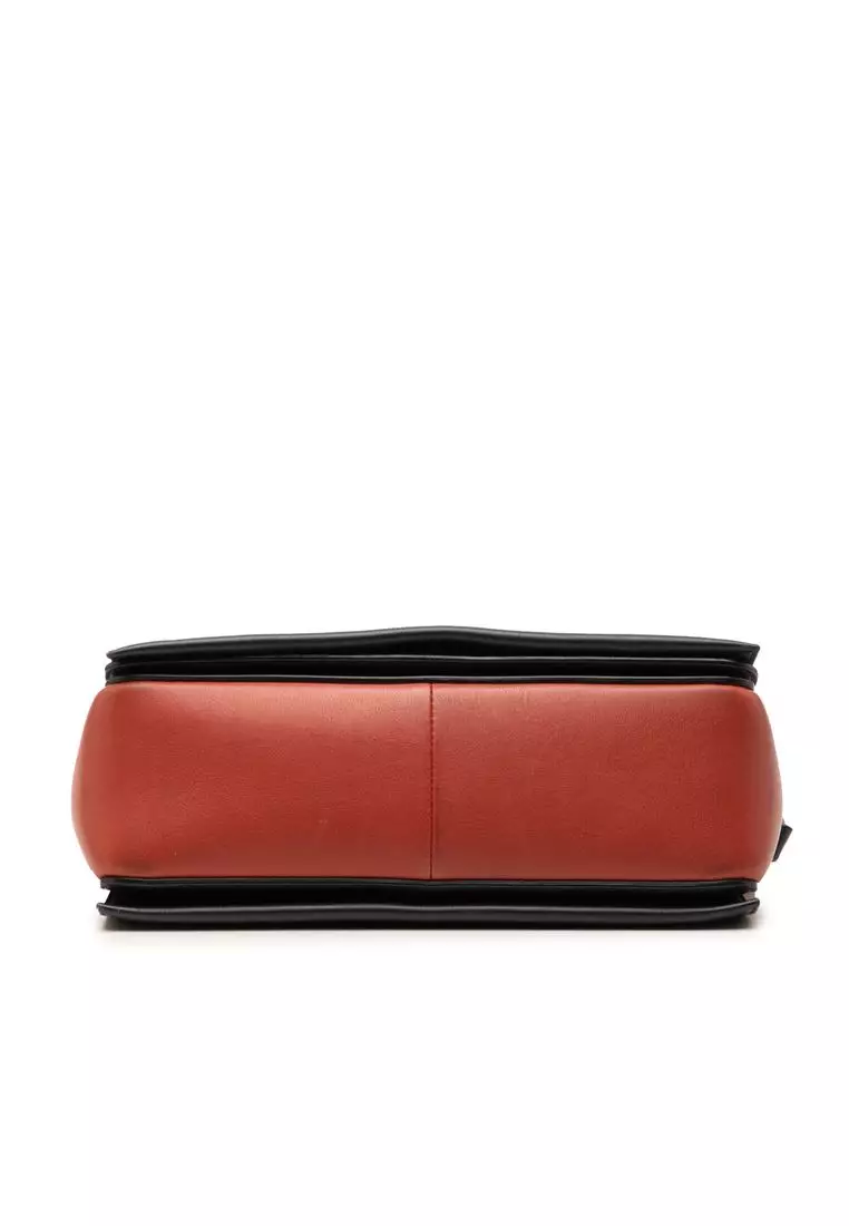 Pre-Loved Celine Medium Shiny Smooth Calfskin Frame Shoulder Bag