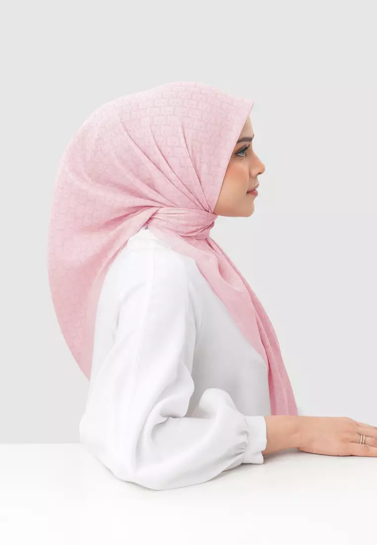 Bimu Twill Square - Rose Quartz
