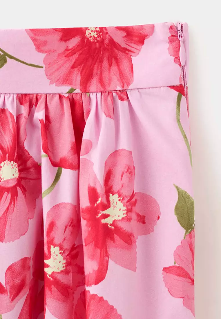 100% Cotton Midi Skirt