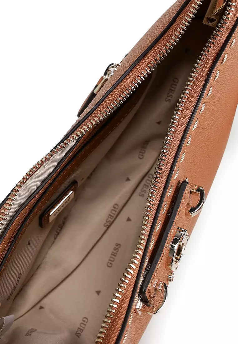 Guess Nastra Top Zip Shoulder Bag 2025 | Buy Guess Online