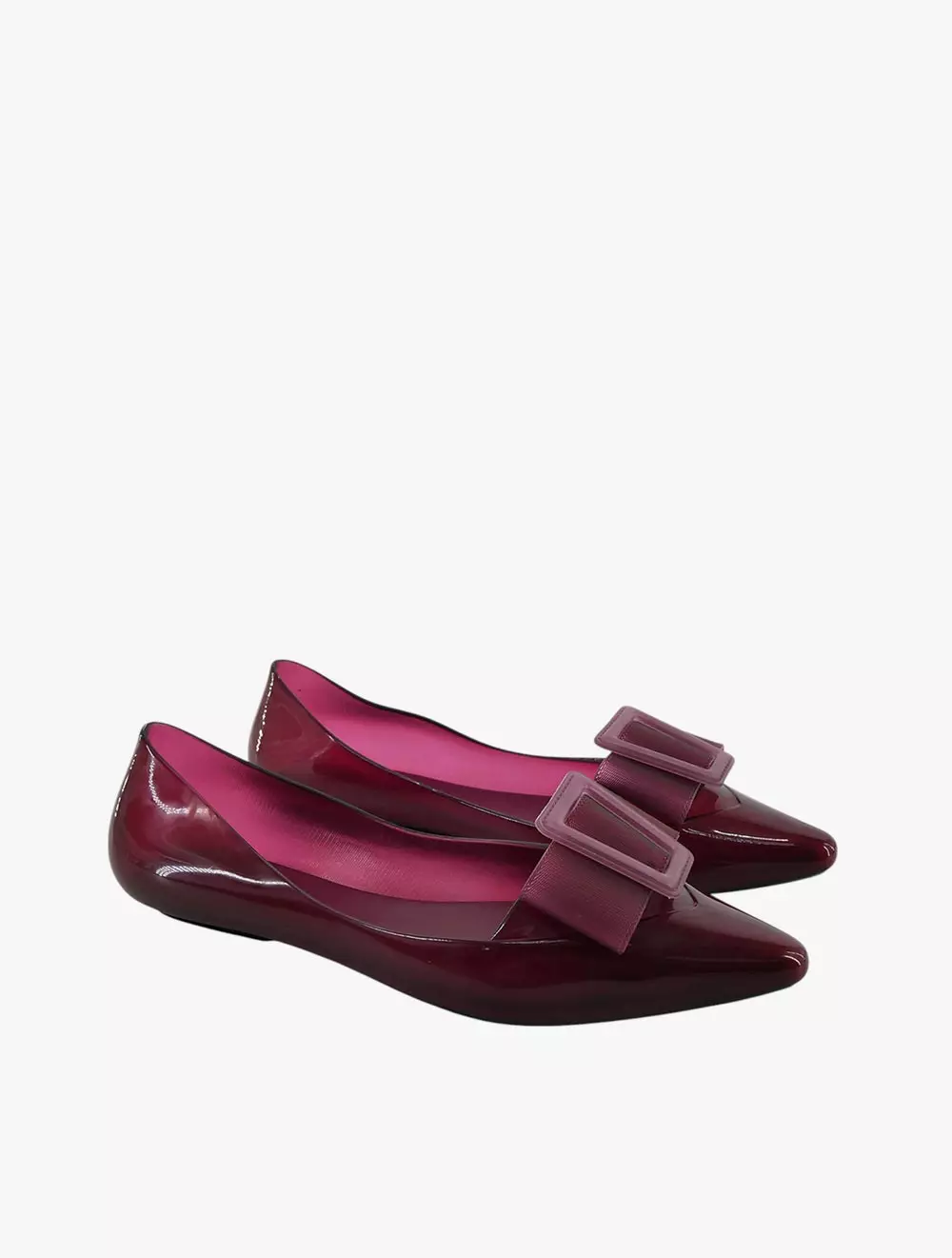Payless Chrissie Womens Frances Jelly Flats - Maroon_15