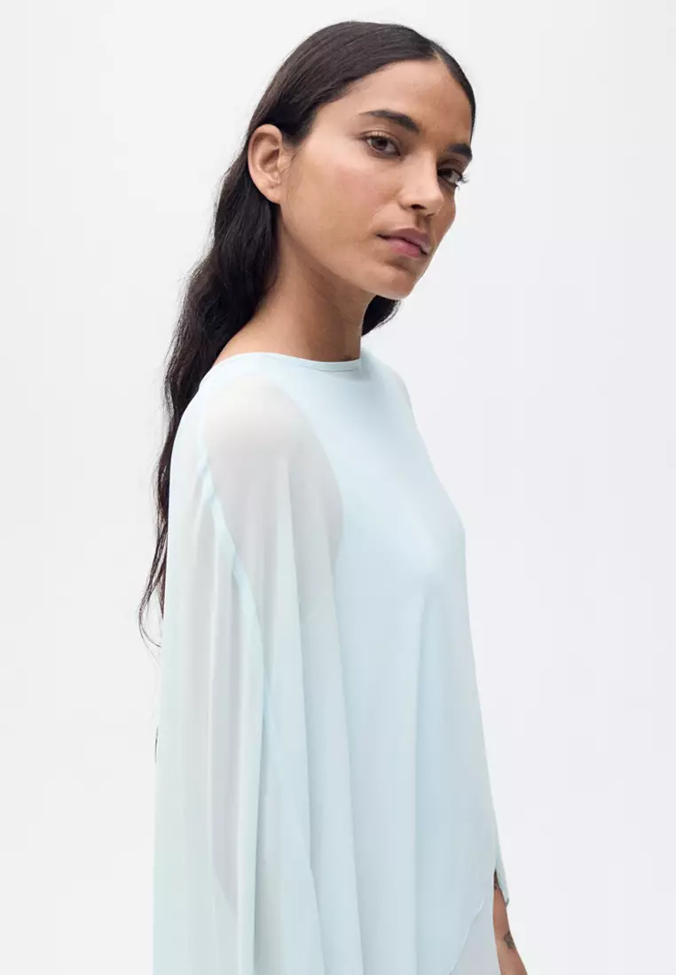Long Semi-Transparent Cape