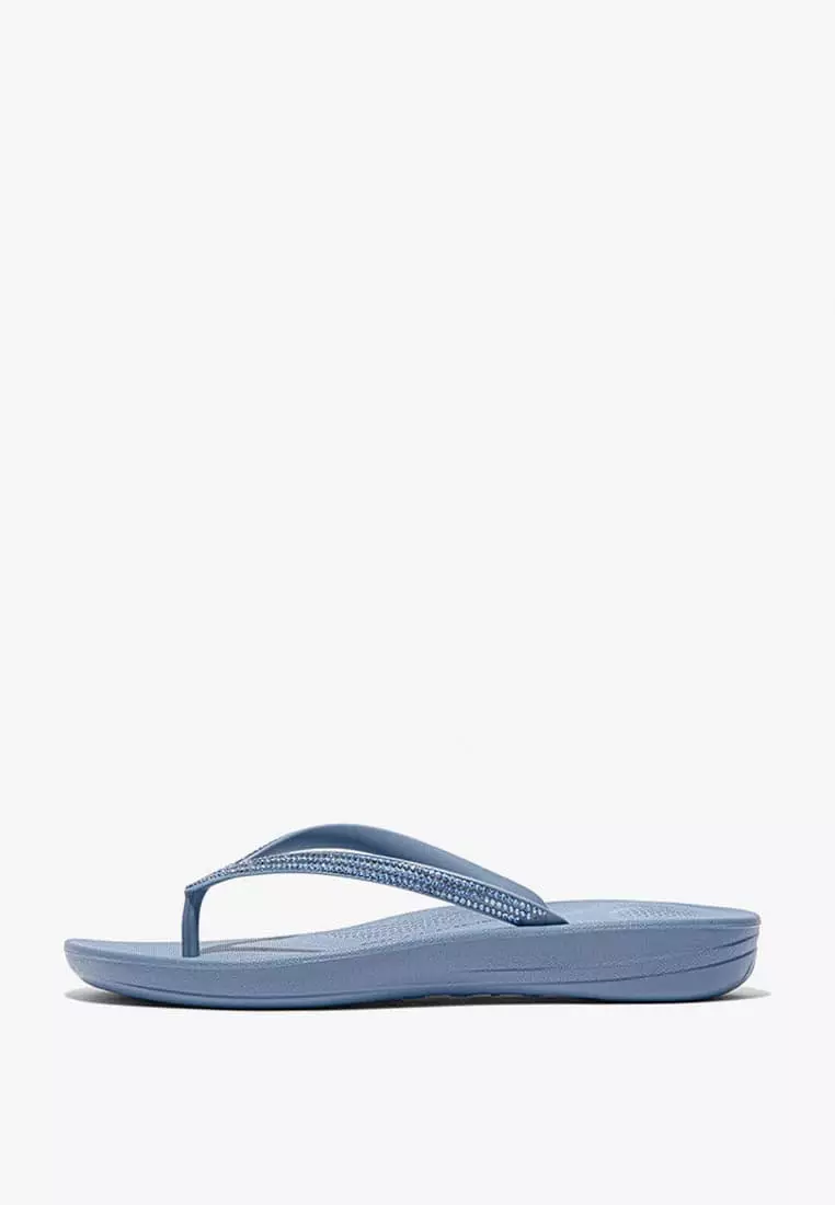 Discount on Fitflop  shoes - SKU: Fitflop  Iqushion Sparkle R08-A80- Sail Blue