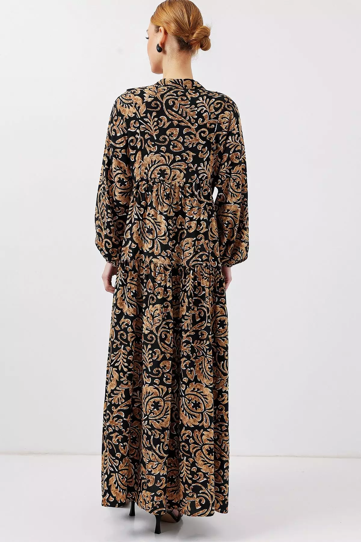 Patterned Modest Dress