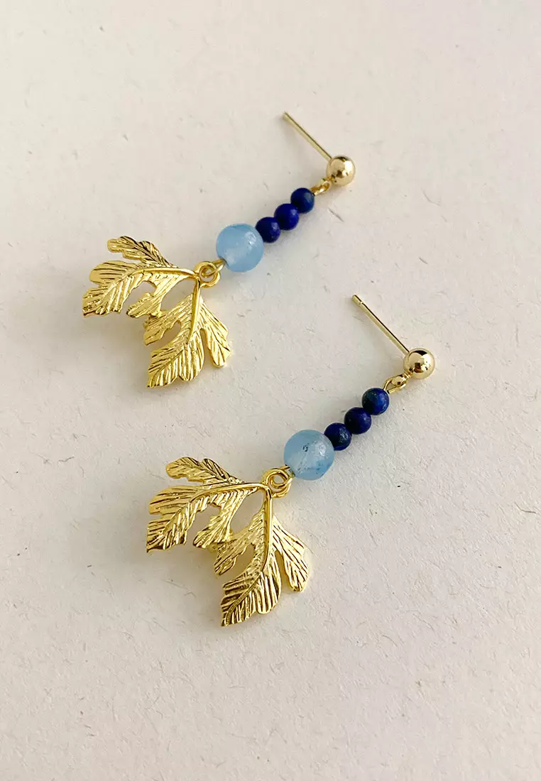 Buy The Antecedent Store The Antecedent Store Ginkgo Leaf Earrings