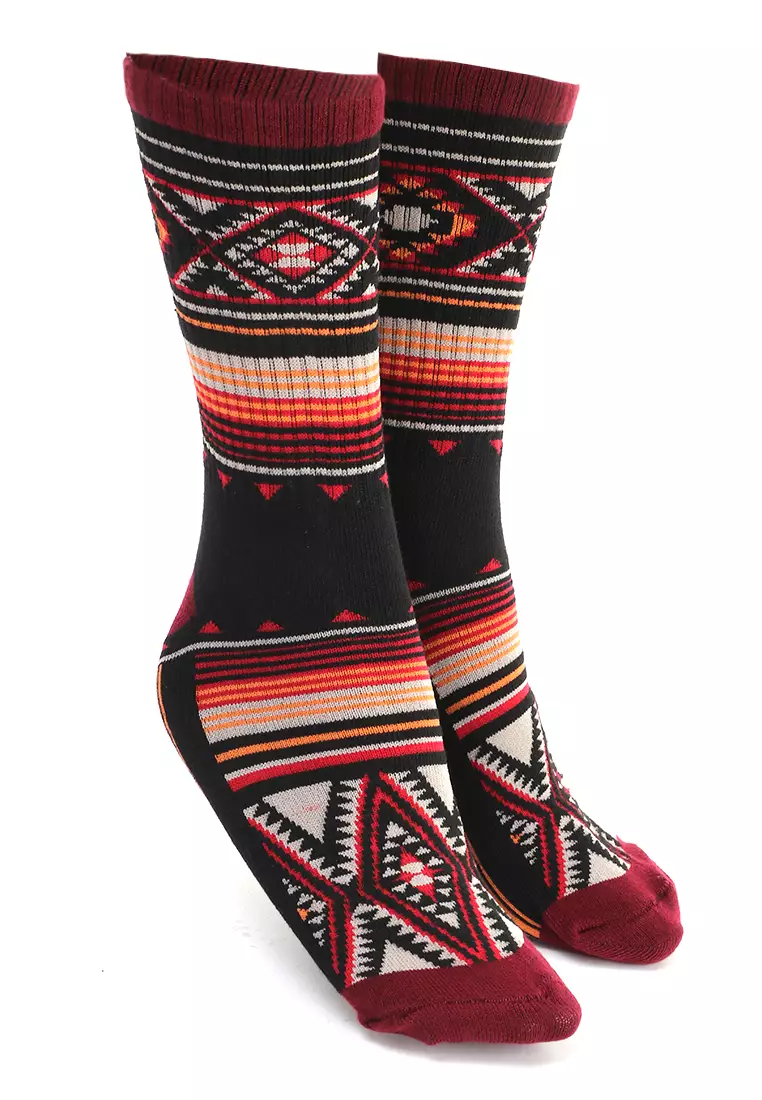 Seish Kaos Kaki Pria Wanita Tribe Motive Socks Casual Footwear Material Spandex ORIGINAL - Multicolor