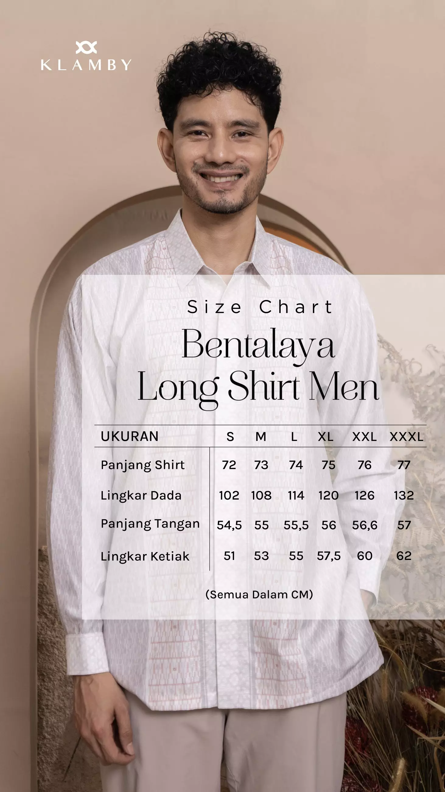 Klamby - Bentalaya Long Shirt Men Bright Powder
