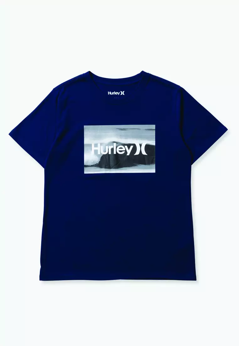 Shop Hurley OAO Core Crewneck Sweatshirt In Black - Fast Shipping