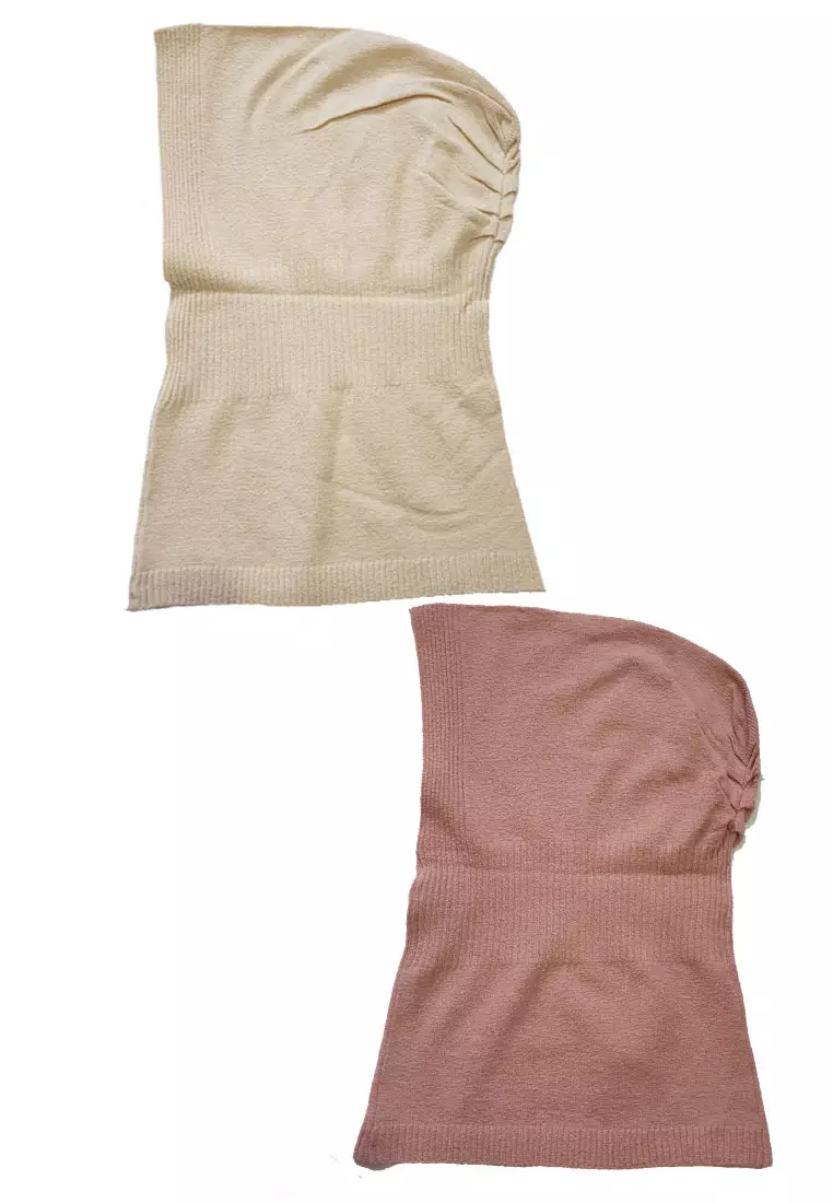 2 in 1 Ninja Inner Rajut Premium SkinTone & Dusty Pink