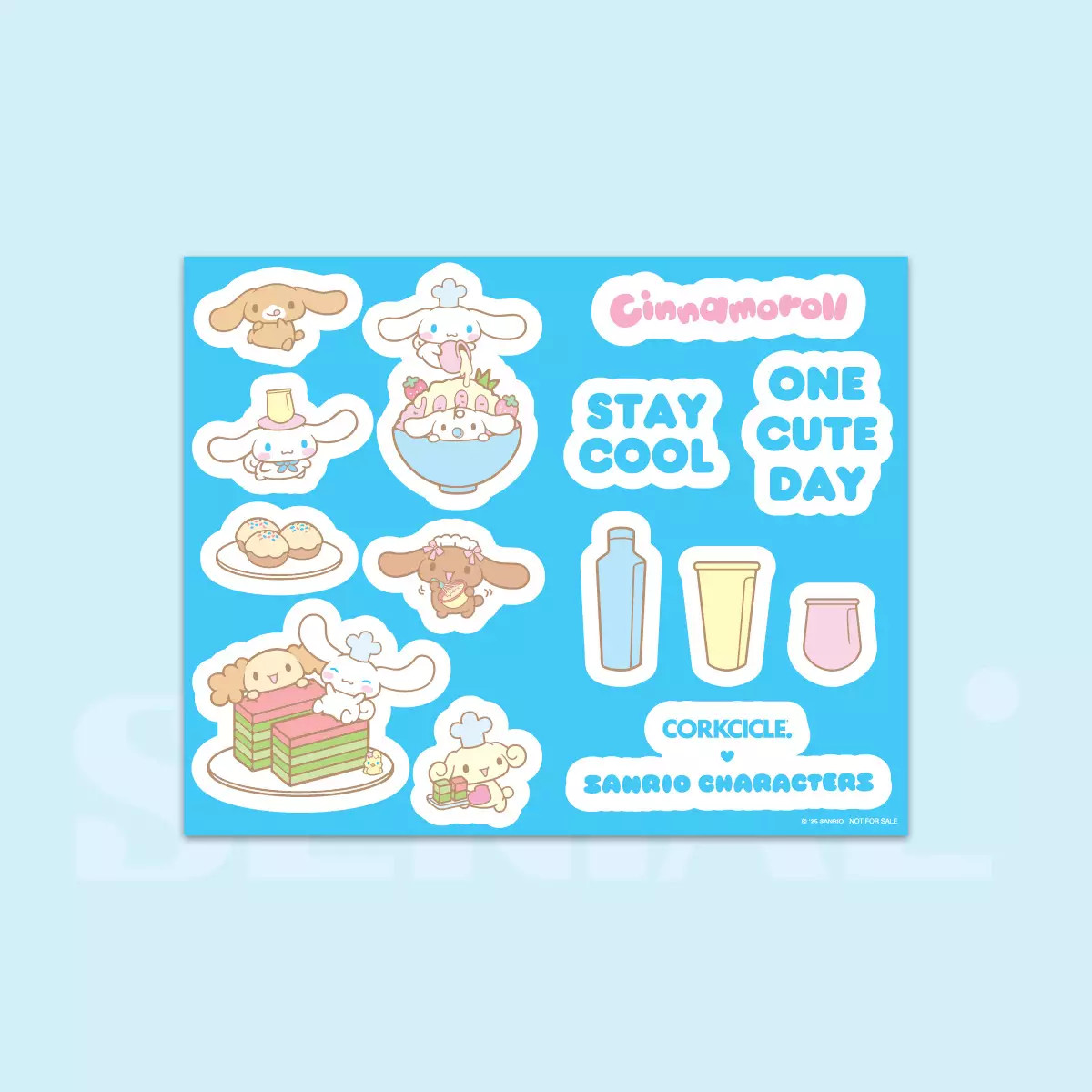 Corkcicle + Sanrio Characters - Cinnamoroll Lovely Layers Stemless