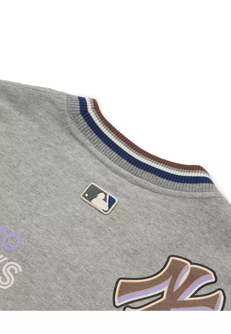 Multi Logo Allover Tshirt MLB Grey