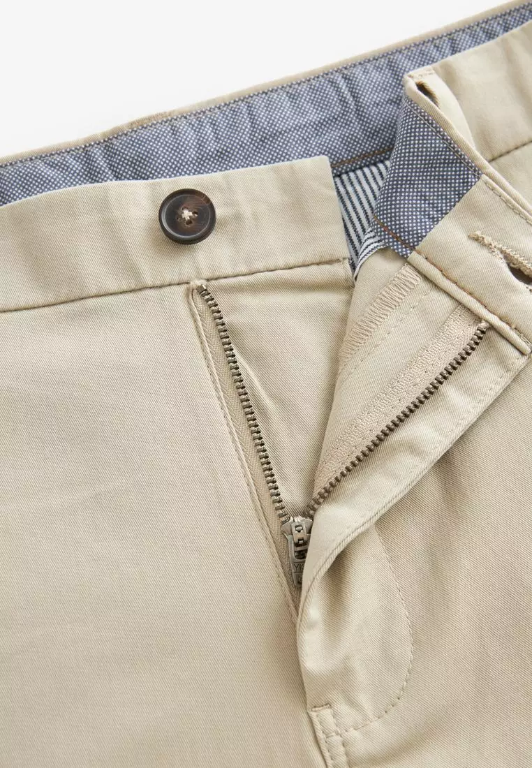 Stretch Chinos Shorts Straight Fit