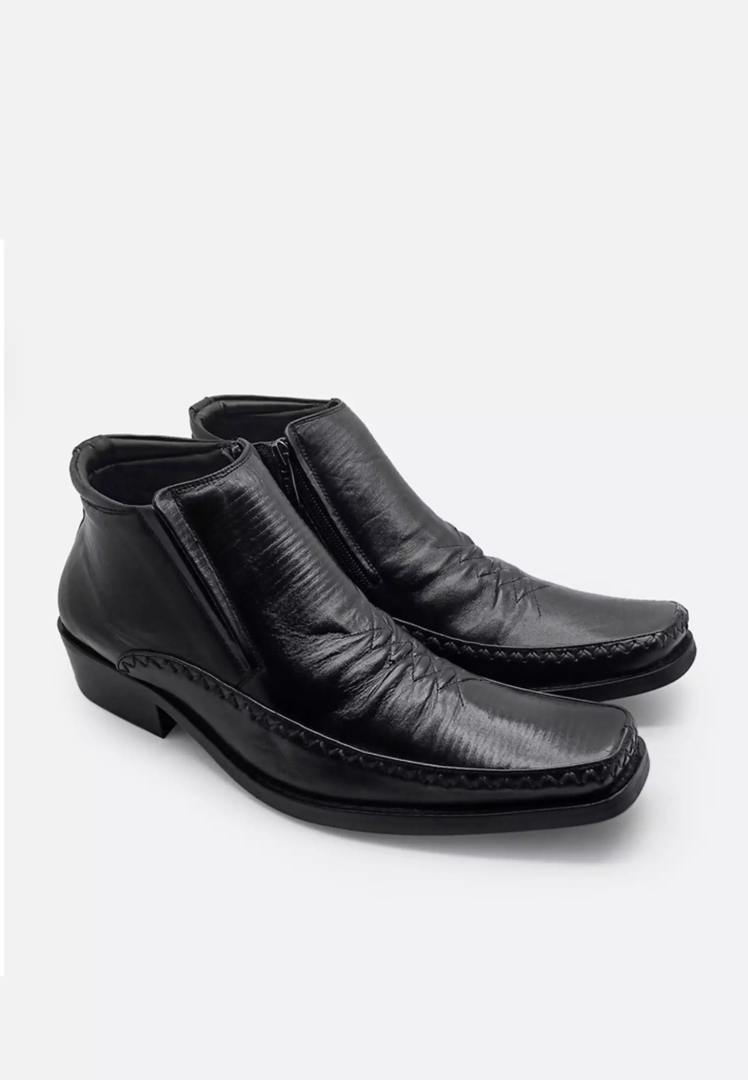 Hanz Men Formal Ankle Boots Cow Leather