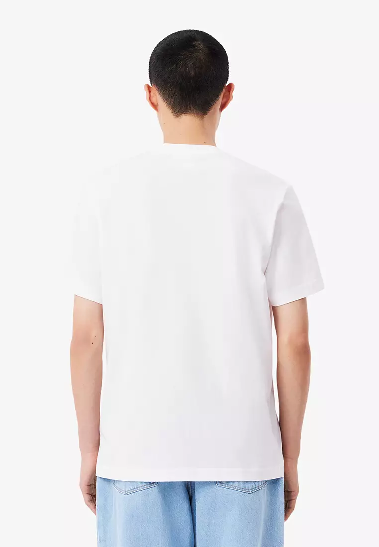 Cotton T-shirt with Breast Pocket