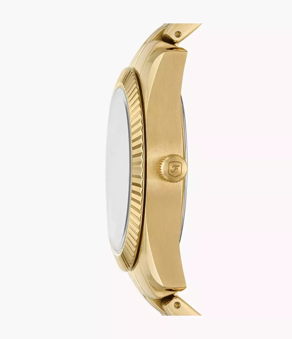 Fossil Scarlette Analog Gold Strap Jam Wanita 38MM ES5338