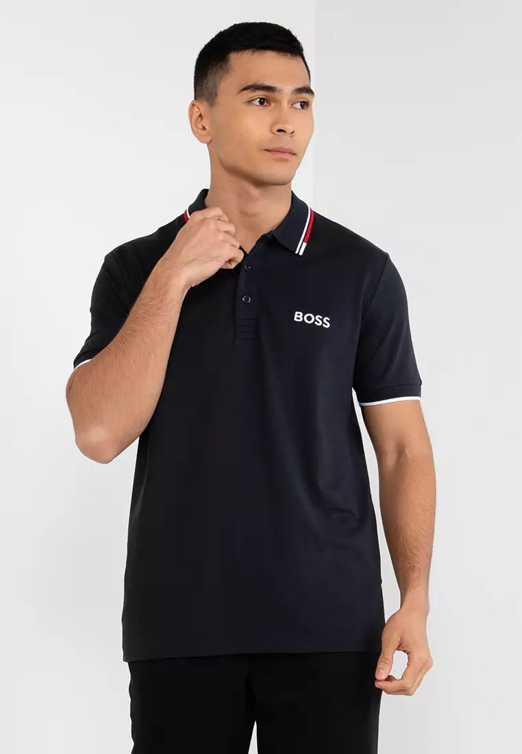 Boss athleisure paddy deals polo shirt