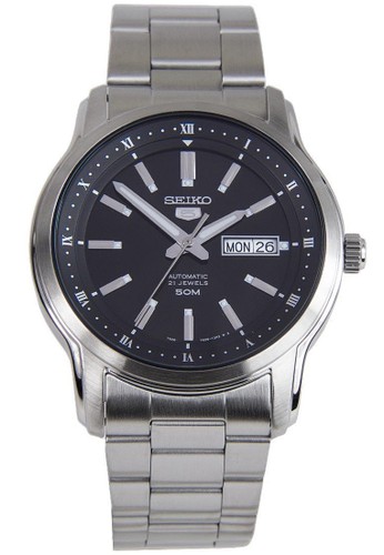 Jual Seiko Seiko 5 Automatic 21 Jewels Snkp11k1 Stainless Steel Silver Original Zalora Indonesia