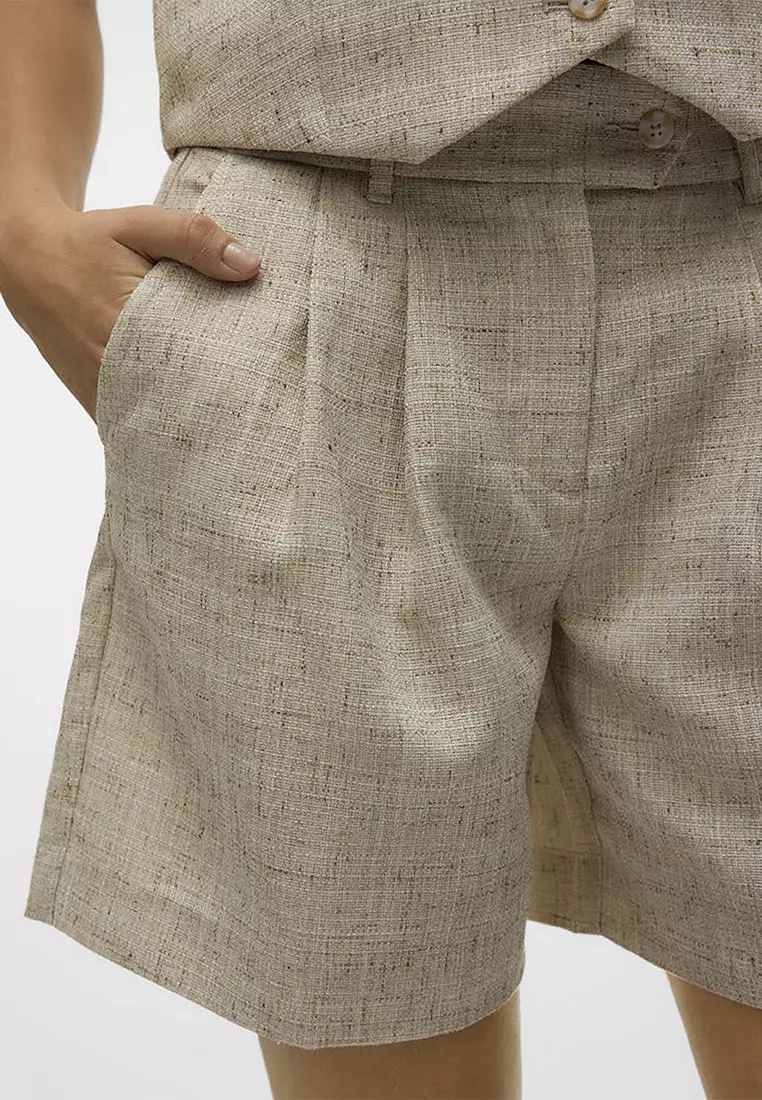 Pleated Shorts