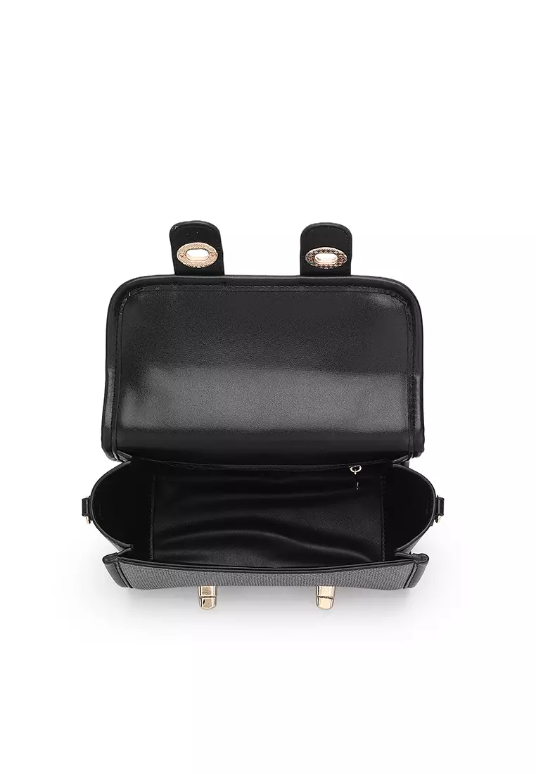Women's Top Handle Bag / Sling Bag / Crossbody Bag / Shoulder Bag - Black