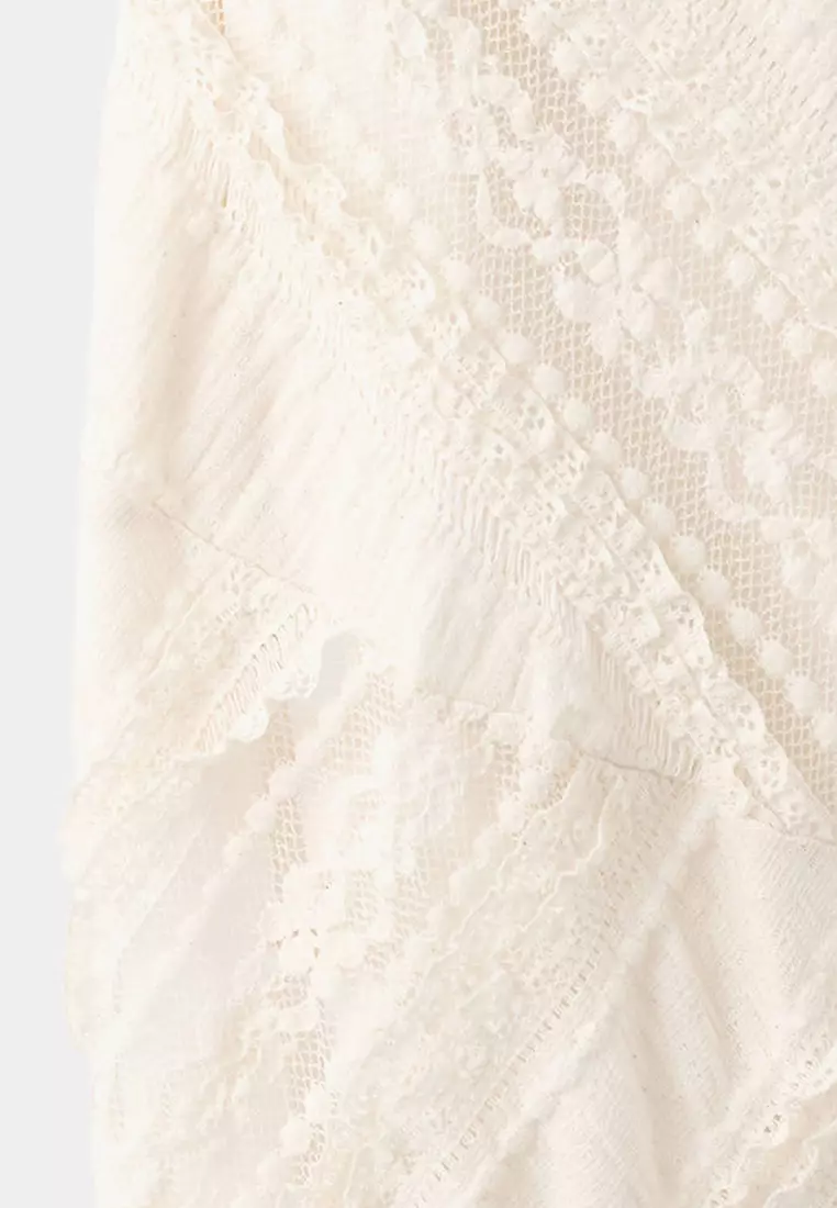 Asymmetric Lace Dress