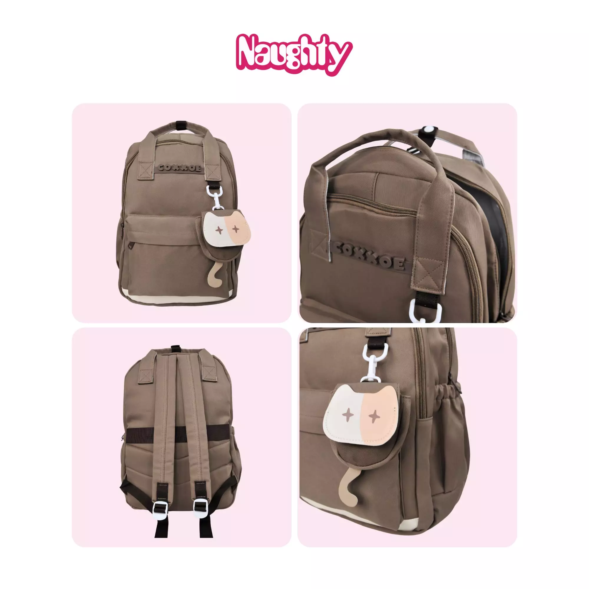 Tas Ransel Wanita Sekolah Backpack Mevia G640 2507012 Naughty Accessories