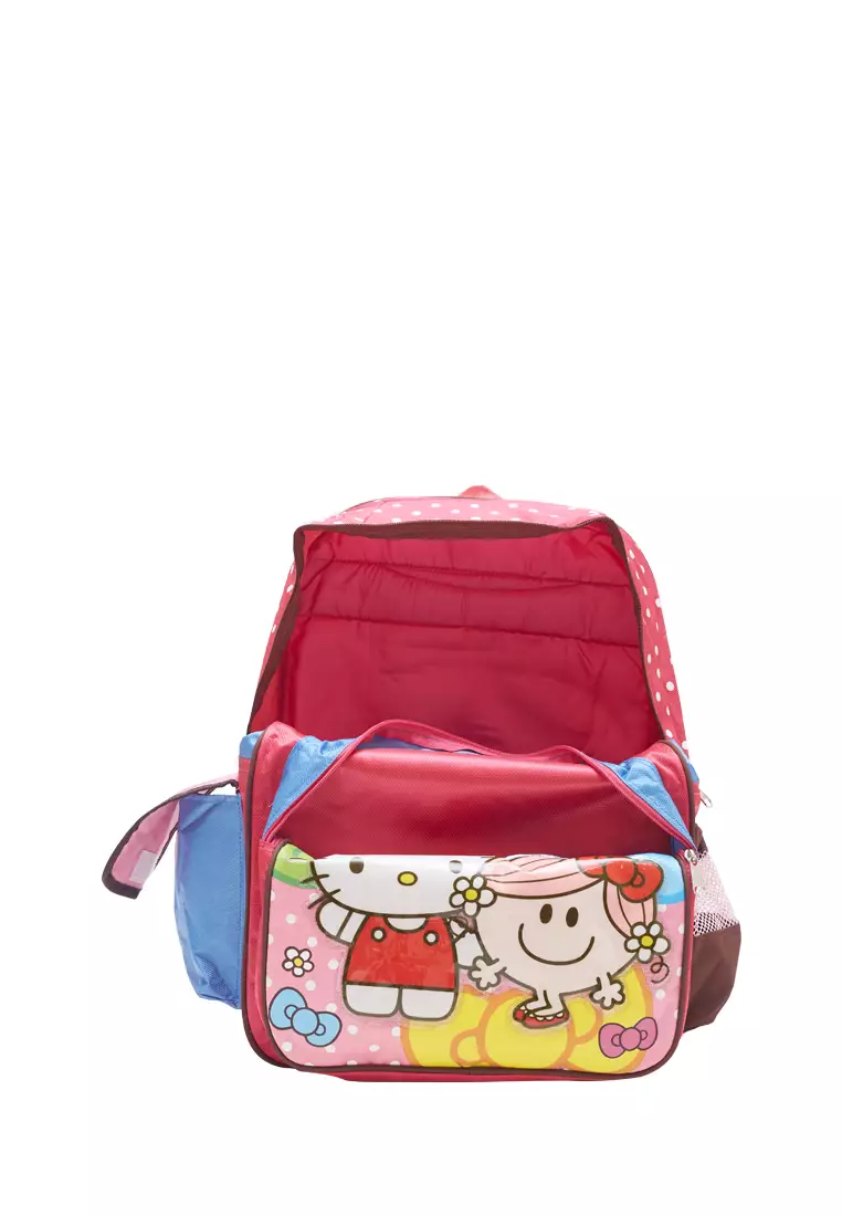 Backpack Large Hello Kitty and Little Miss Hug Pink