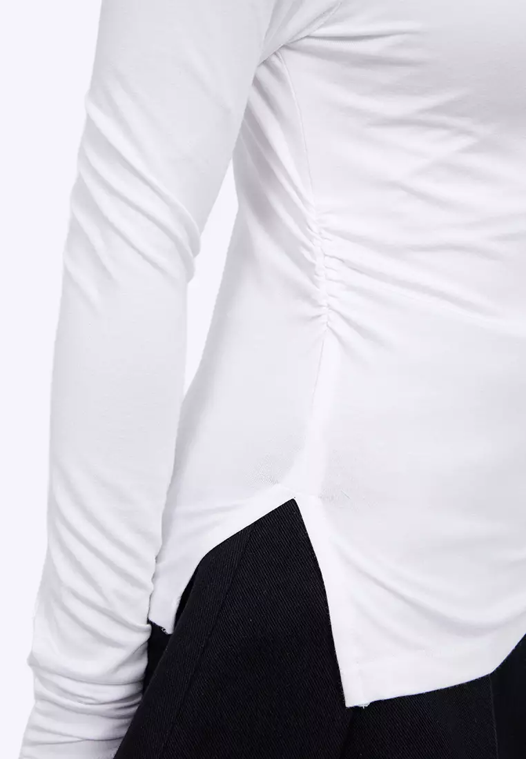 Long Sleeve Asymmetric Top