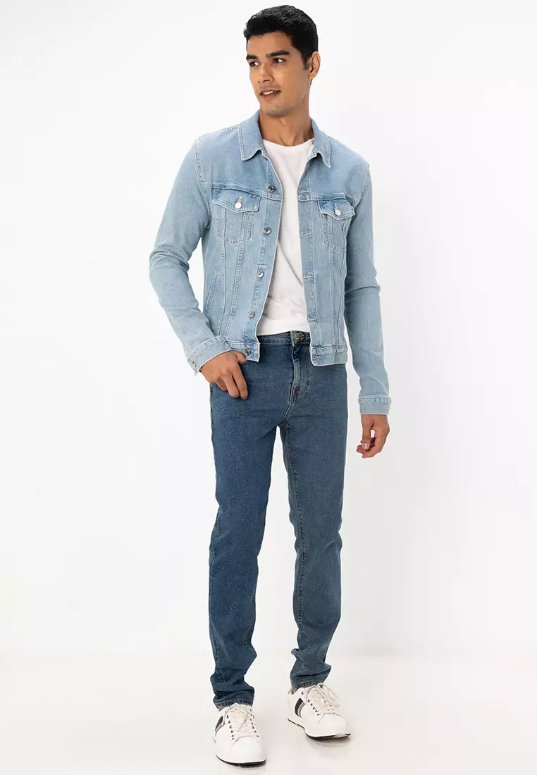 Asos skinny denim jacket best sale