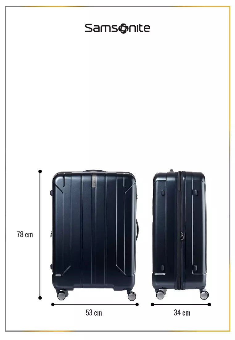 Samsonite Koper Hardcase Niar 3Pcs Set (20,24,29 Inch) - Matt Graphite