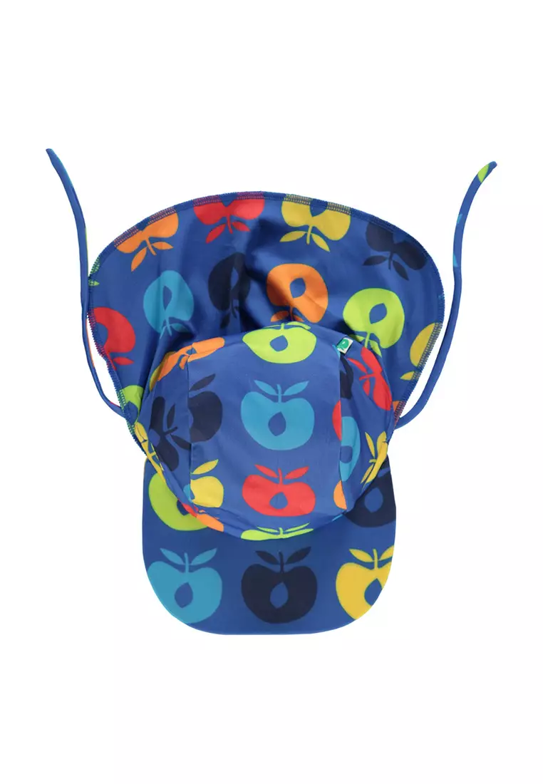 UV50 sun hat with retro apples