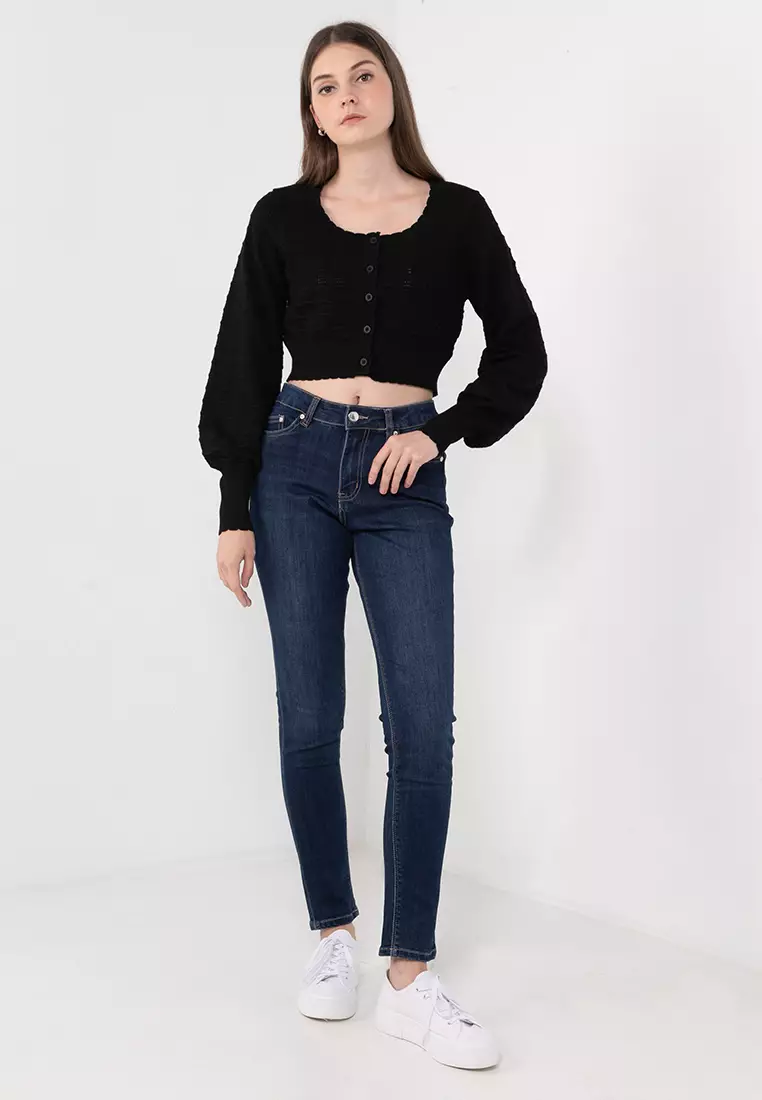 2024 femmes Perfect Rise Denim pantalon Boot Cut brodé Jeans