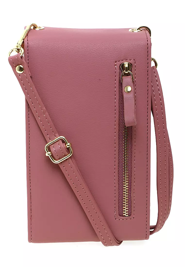 Sling Bag Tas Selempang Wanita Dompet Handphone Material Kulit Leather ORIGINAL