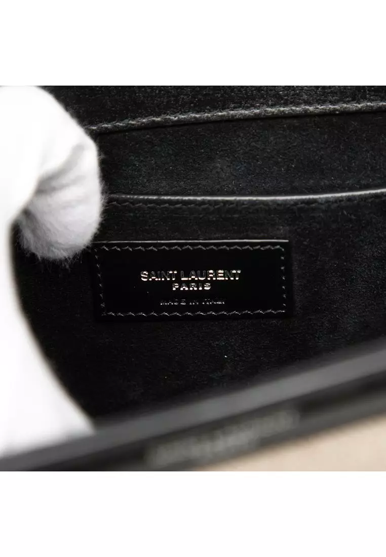Pre-Loved Saint Laurent Medium Canvas Cassandra Top Handle Bag