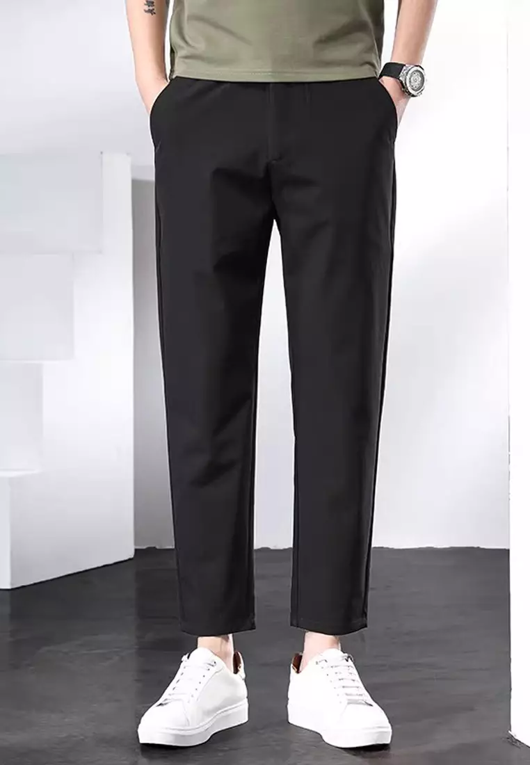 Men ankle clearance trousers