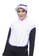 Attiqa Active white Long Runner- White list Marine Blue , Sport Hijab 74851AA62C1083GS_4