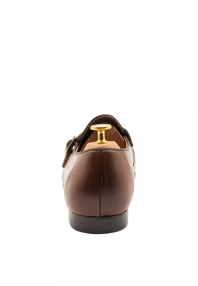 Tuerto Chestnut Double Monk Loafer