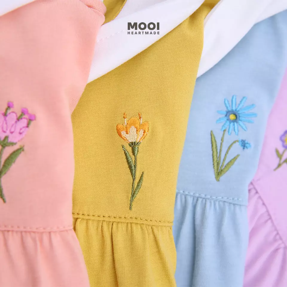 Mooi Atasan Anak Perempuan Sophia Top - Light Blue