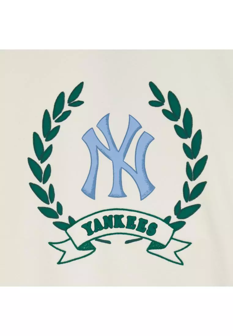 WOMEN CLASSIC SPORTS BIG LOGO OVERFIT SWEATSHIRTS NEW YORK YANKEES