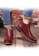 Twenty Eight Shoes red VANSA   Stylish Rivet Leather Elastic Boots  VSM-B2568 E3ECCSHE9F9412GS_5
