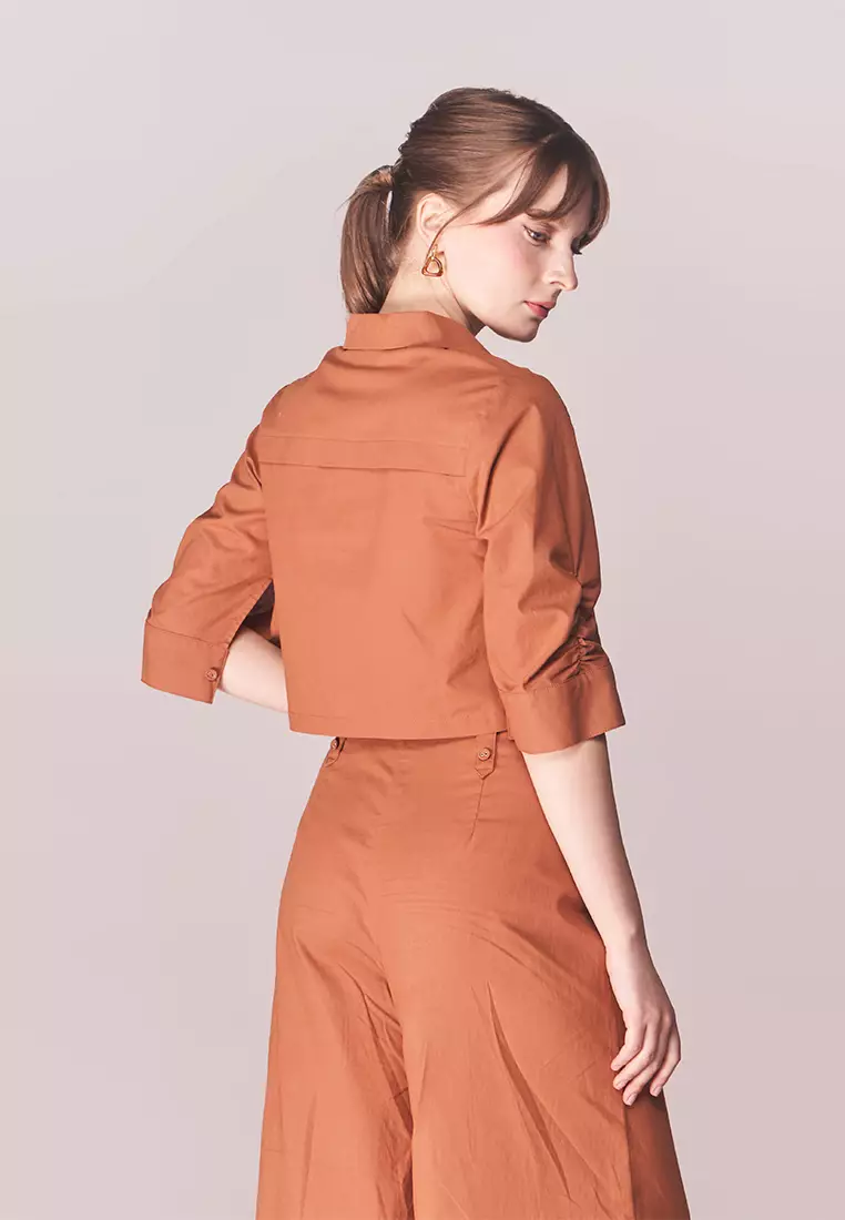 Solstice Bigonia Quarter Sleeve Top