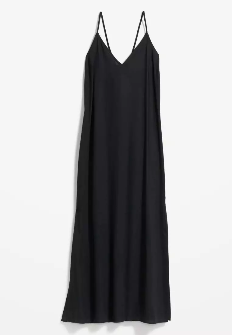 Tie-Back Maxi Slip Dress for Women