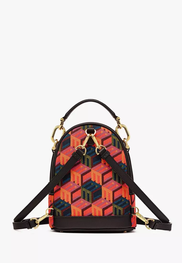 Buy MCM Tracy Backpack in Cubic Monogram Jacquard 2025