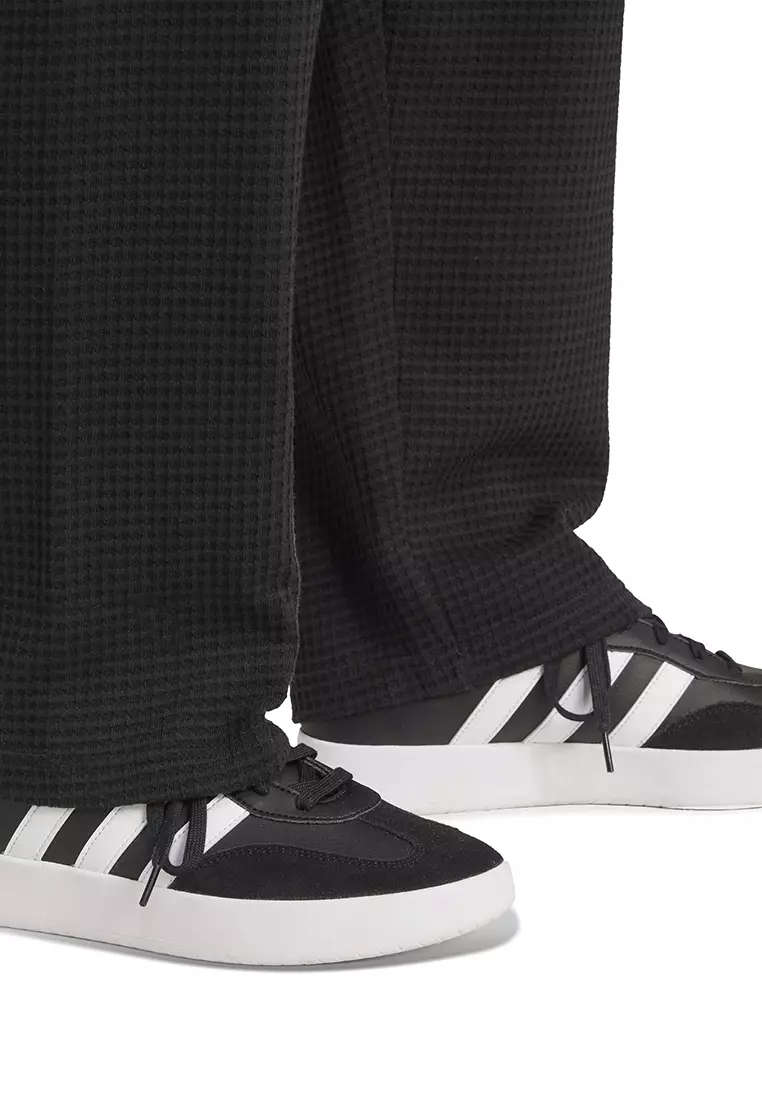 ALL SZN Waffle Knit Open Hem Jogger Pants