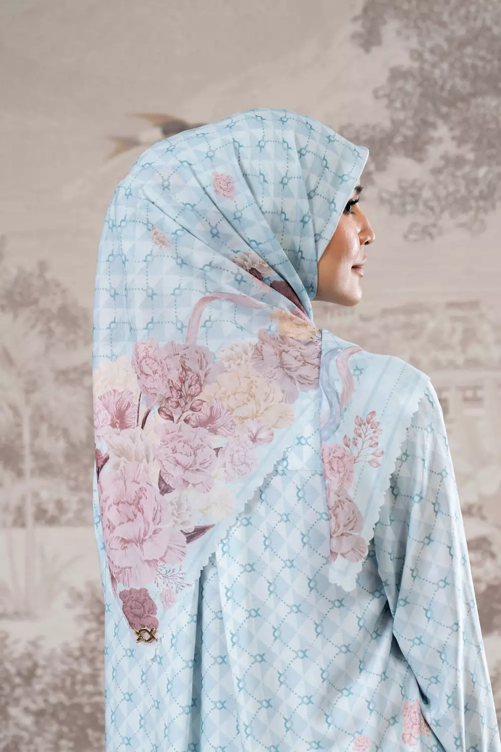 Klamby - Rosette Scarf 2.0 Pale Mint