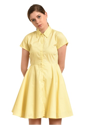 Celine Dress Baby Yellow