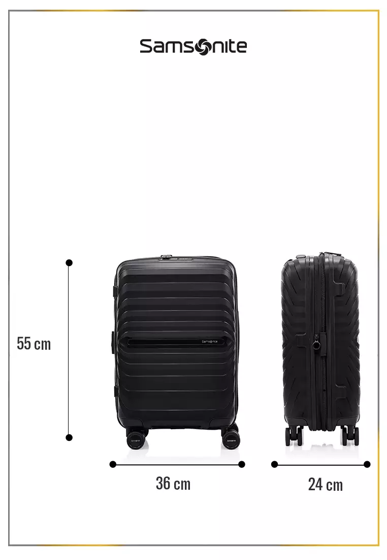 Samsonite Koper Hardcase Octolite Neo Spinner Cabin 20 Inch Exp - Black
