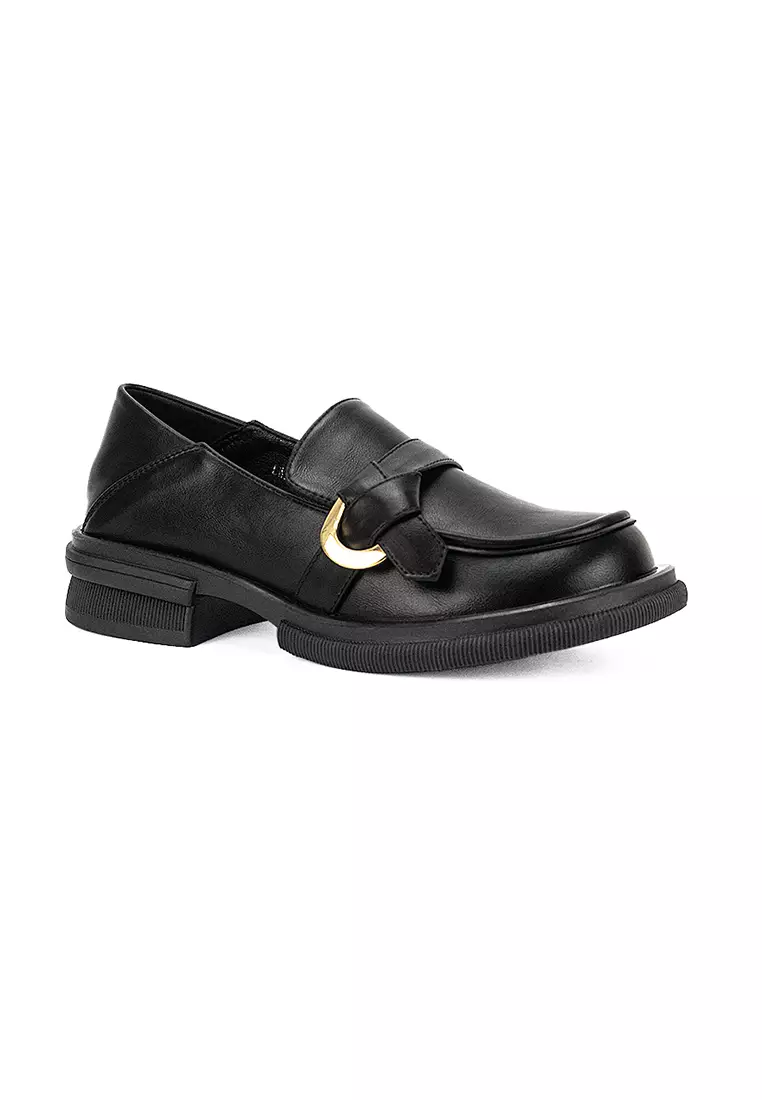 Discount on Mario D' boro Runway  shoes - SKU: Women's Korean Flats Shoes LW 25283 Black C36