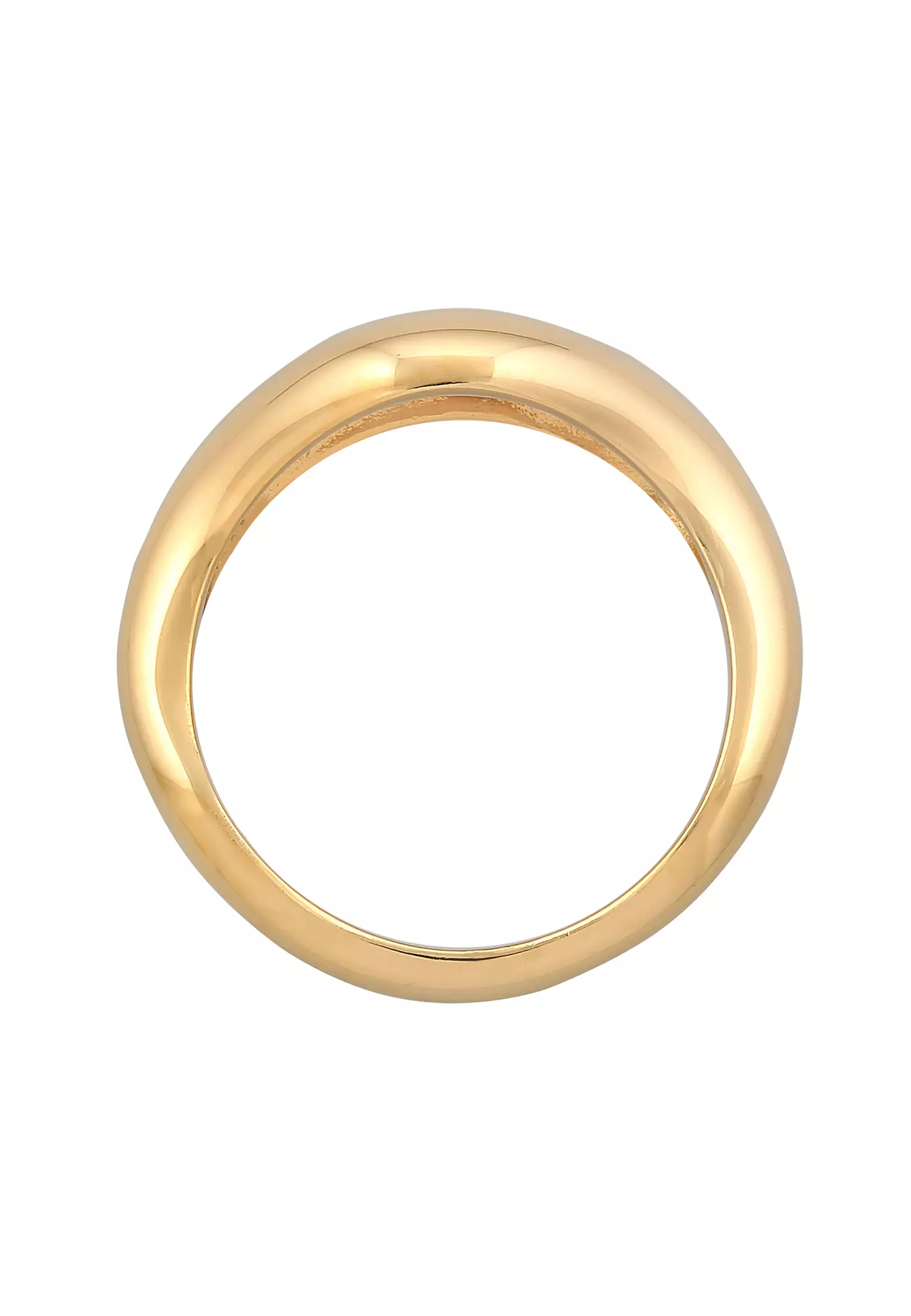 Ring Waves Trend Organic Gold Plated