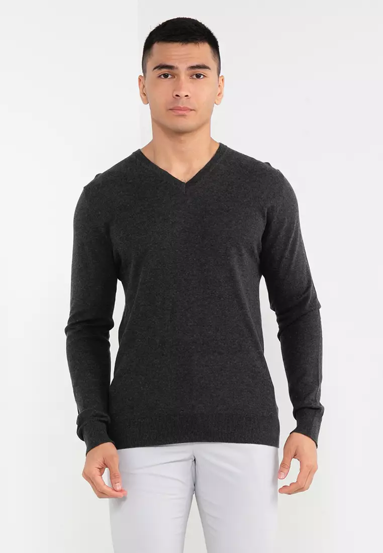 Calvin klein clearance v neck jumper